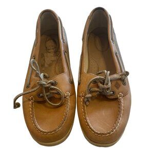 Sperry Women's Angelfish Varsity Boat Shoe Preppy Loafers SZ 9.5M